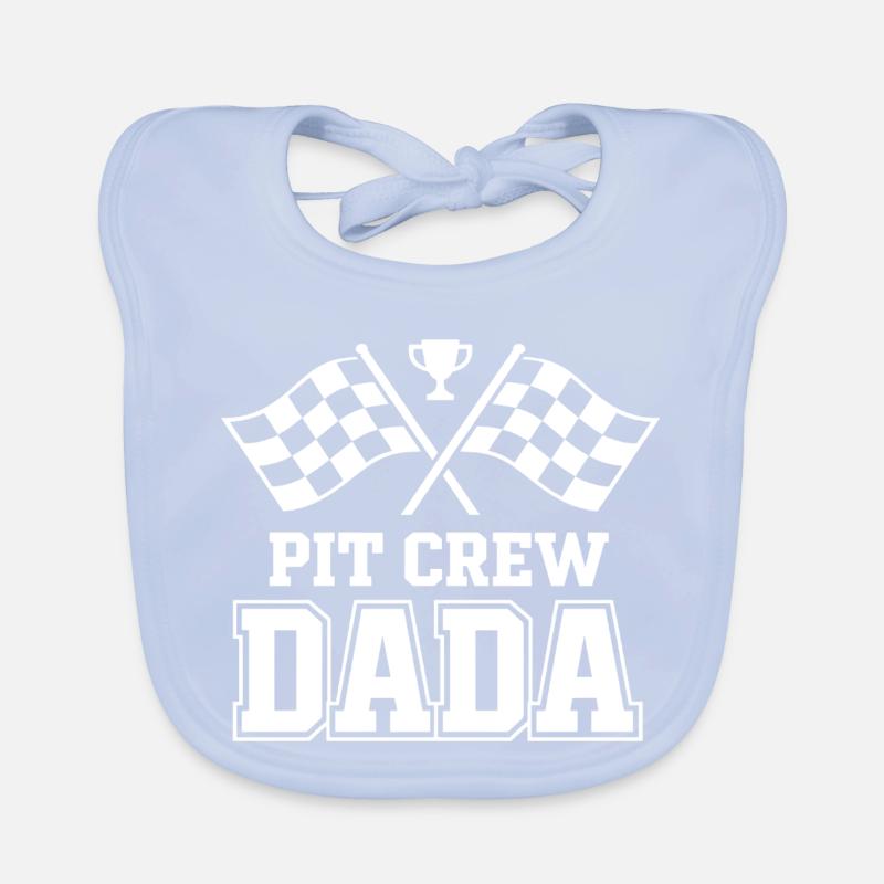 Pit Crew Dada Motorsport Racing Design Organic Baby Bibs