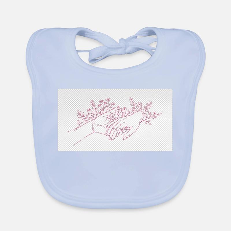 Main du Protecteur Bavoir bio Bébé