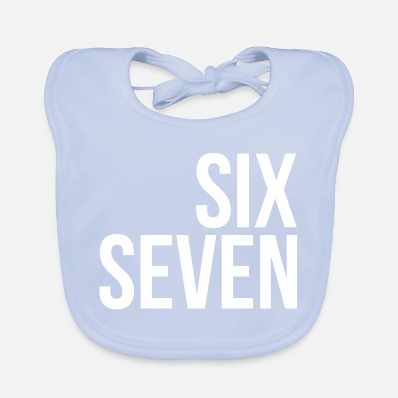 67 texte « six sept » Bavoir bio Bébé