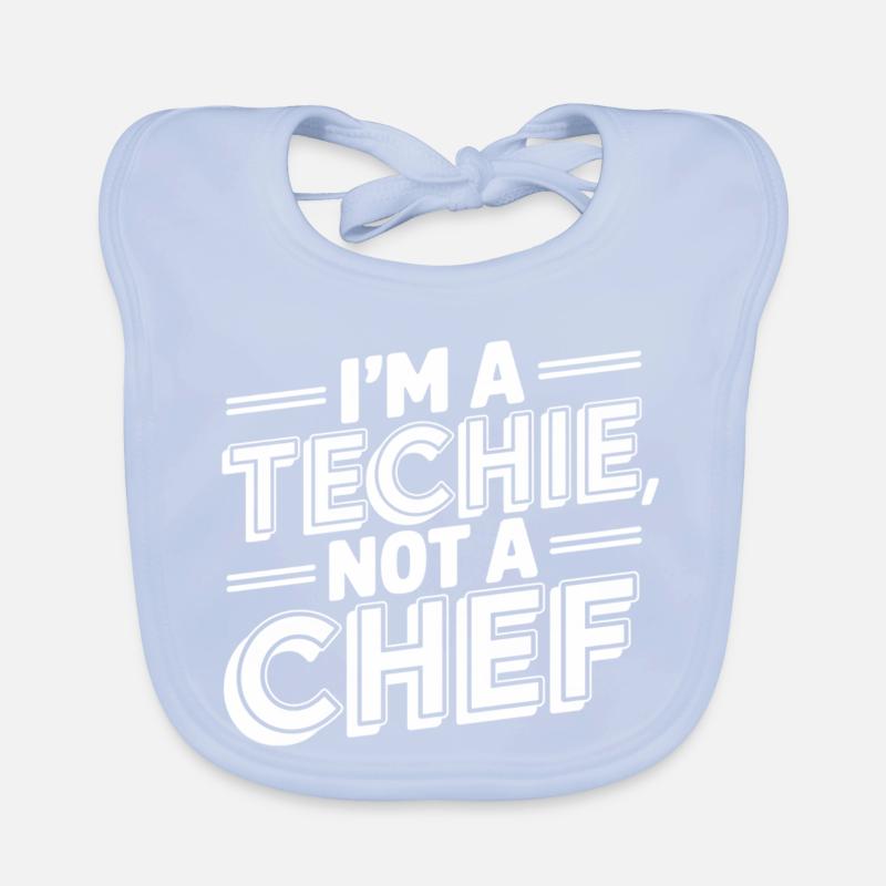 Technicien Pas Chef Technicien Programmeur IT Bavoir bio Bébé