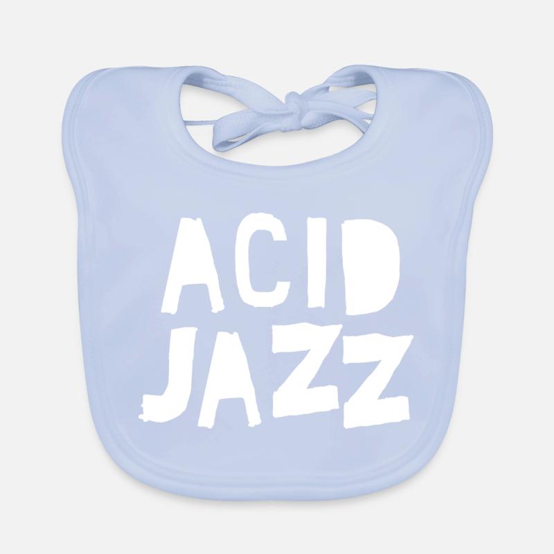 Acid Jazz Bold Typography Tee Bavoir bio Bébé