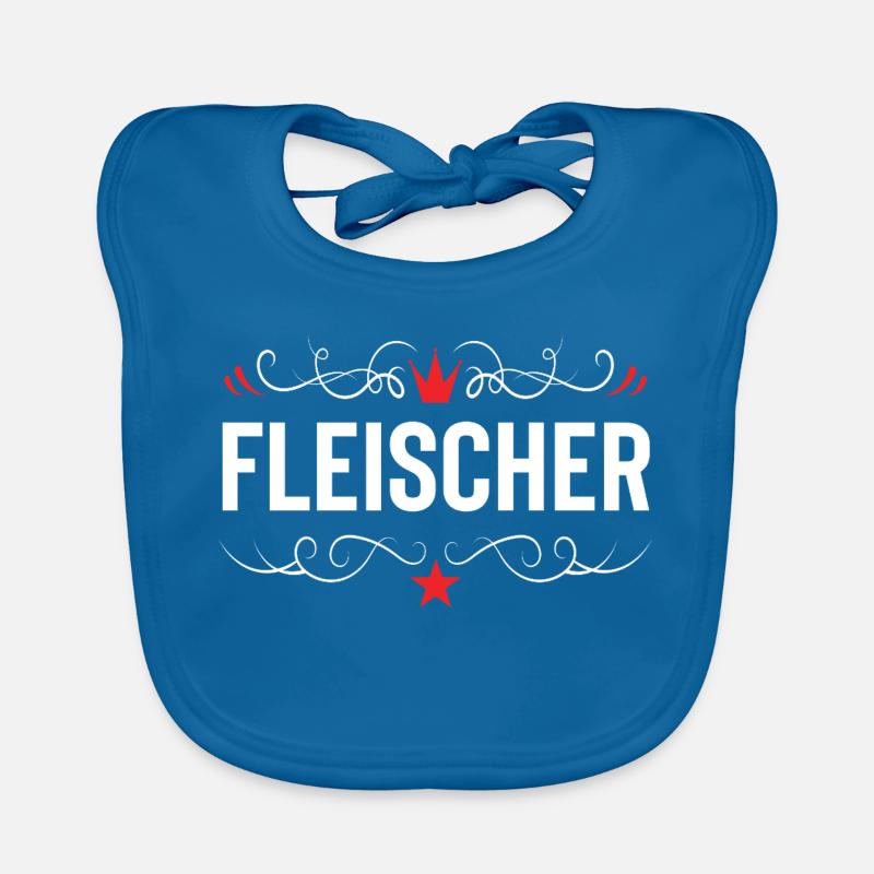 Fleischer Beruf Baby Bio-Lätzchen