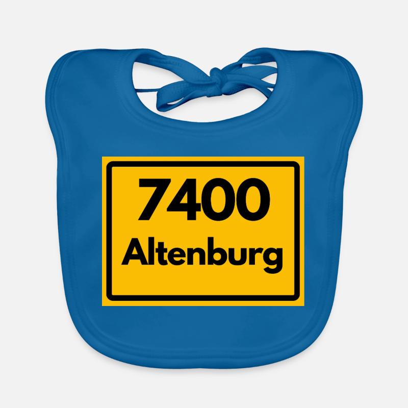 OLD POSTCODE POSTCODE RETRO 7400 ALTENBURG Organic Baby Bibs