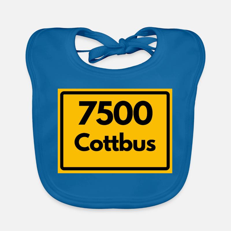 ANCIEN CODE POSTAL RETRO 7500 COTTBUS Bavoir bio Bébé