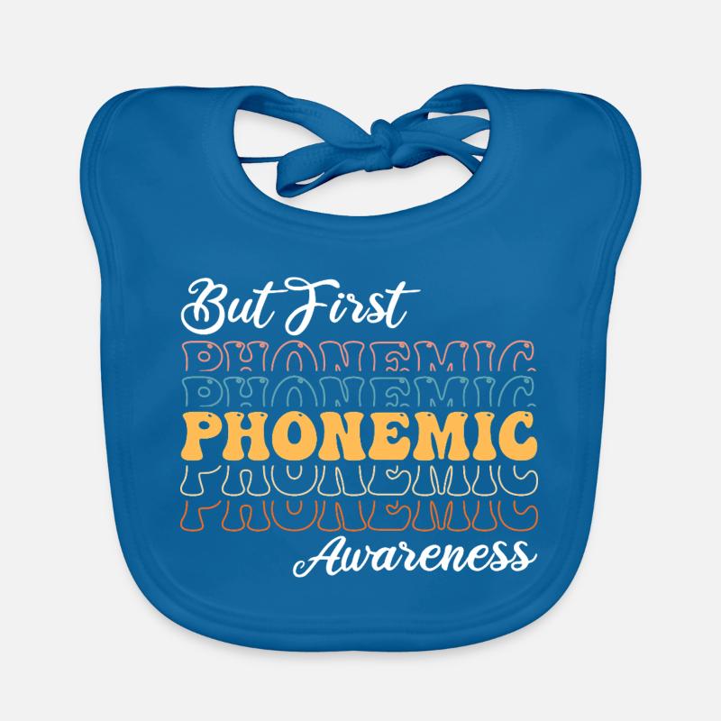 Phonemic Awareness First Organic Baby Bibs