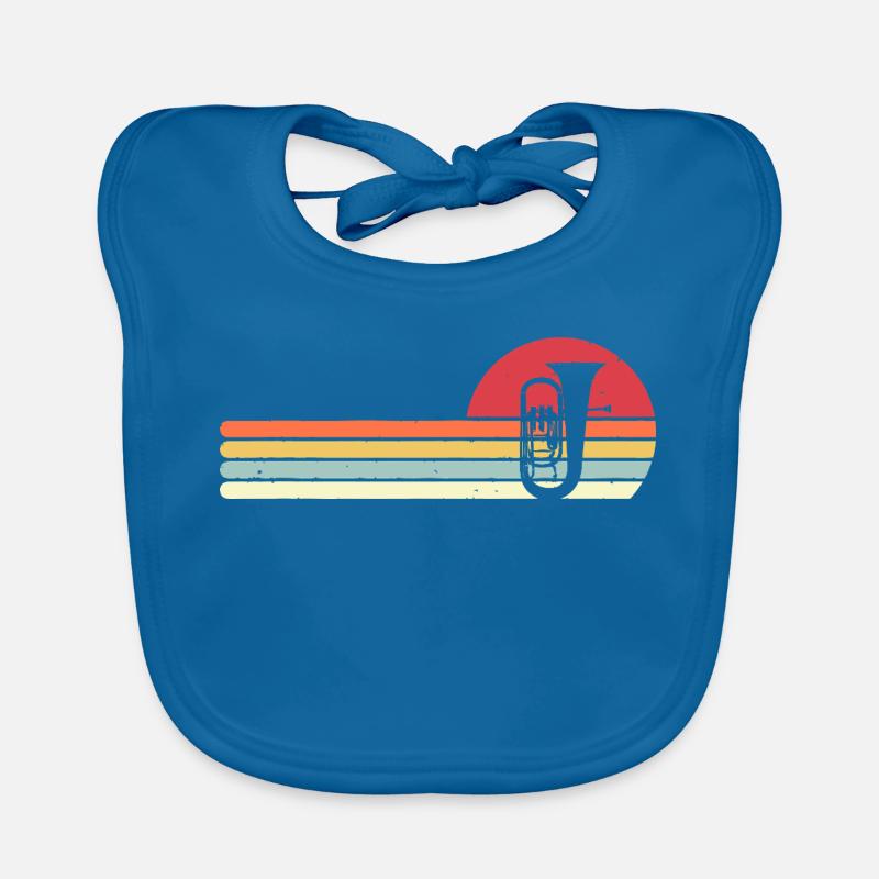 Rainbow Brass Sunset Organic Baby Bibs