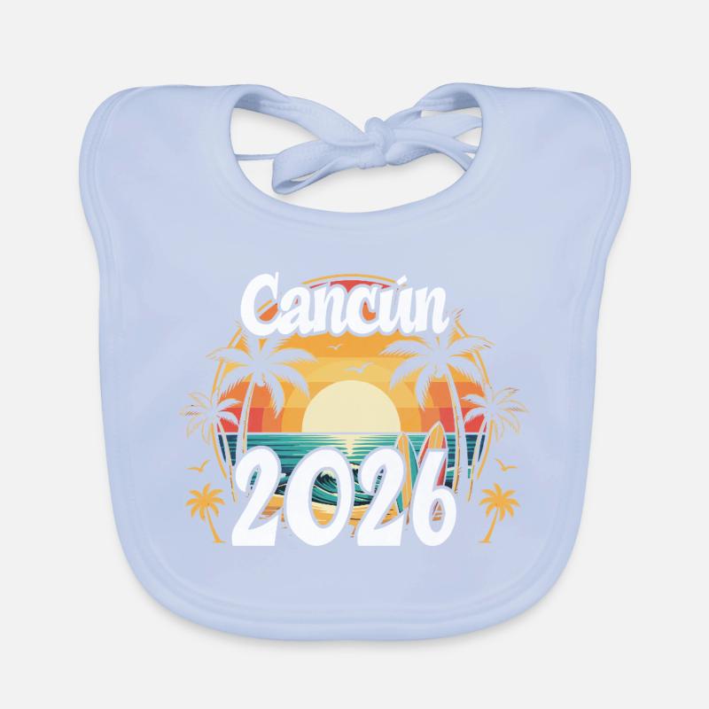 Cancun 2026 Baby Bio-Lätzchen