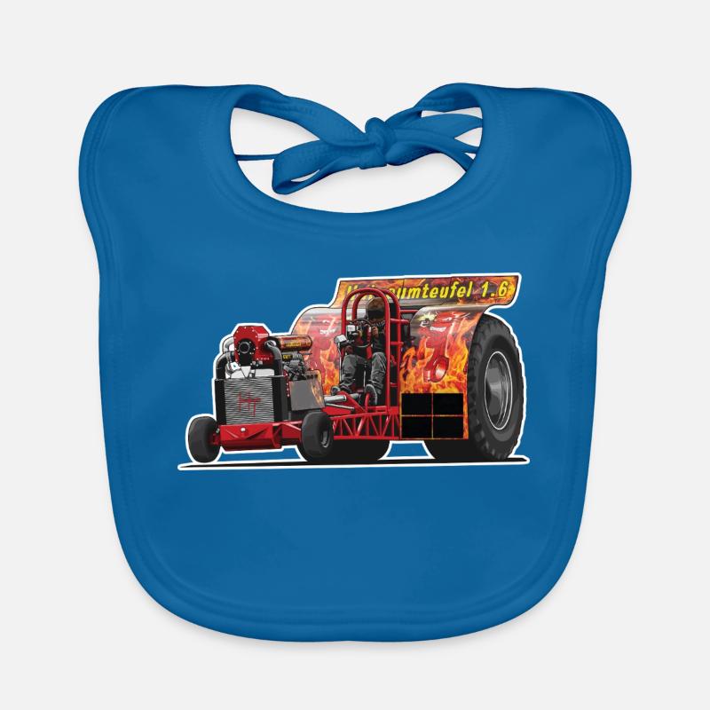 Tractor Pulling // Illustration Baby Bio-Lätzchen