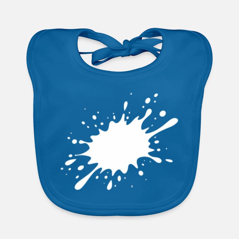 Ink Stain Explosion Organic Baby Bibs