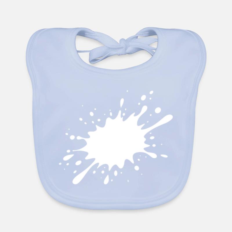 Ink Stain Explosion Organic Baby Bibs