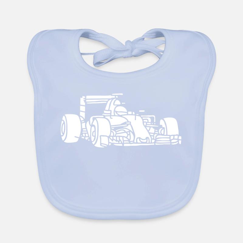 Présents de la course de voitures de formule Équipe de pilotes Kids Lui Bavoir bio Bébé