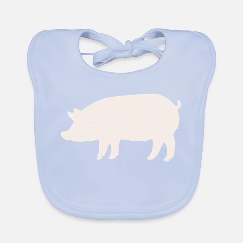 Schwein Baby Bio-Lätzchen