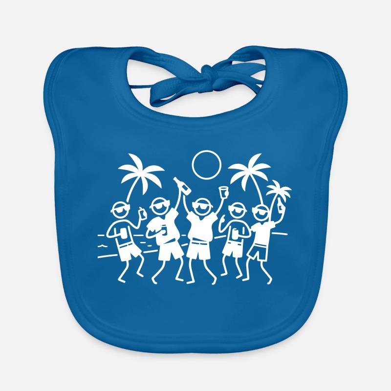 Party Group Beach Organic Baby Bibs