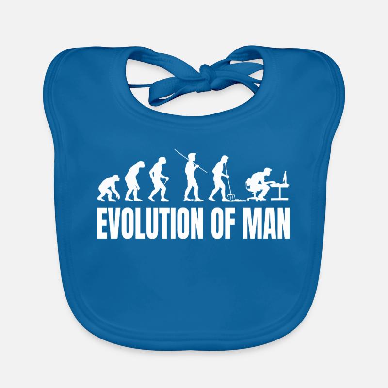 Evolution of Programmierer IT Computer Coder Baby Bio-Lätzchen