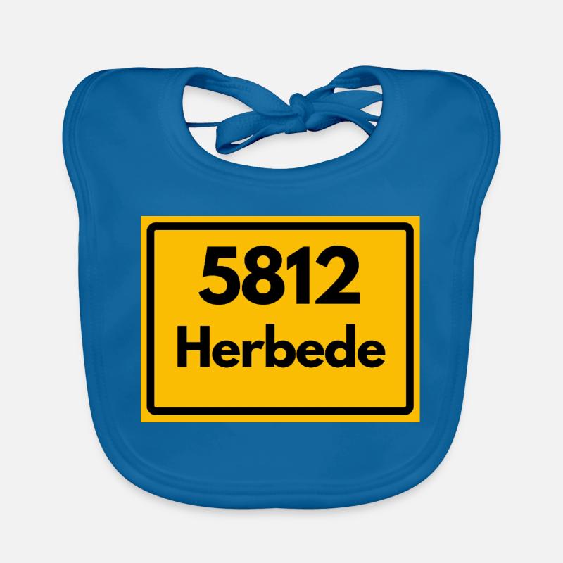 ANCIEN CODE POSTAL 5812 ZIP 58456 HERBEDE NRW Bavoir bio Bébé