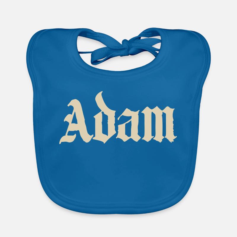 Chemise Adam Gothic Script Bavoir bio Bébé