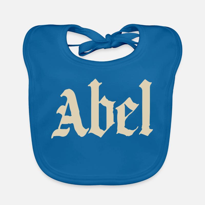 Abel Gothic Script Baby Bio-Lätzchen