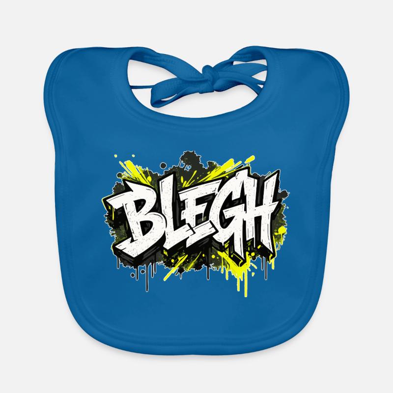 Blegh Graffiti Stil Baby Bio-Lätzchen