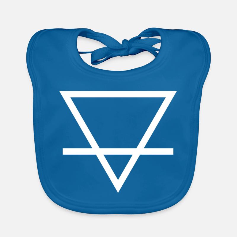 Geometric Triangle with line design Organic Baby Bibs
