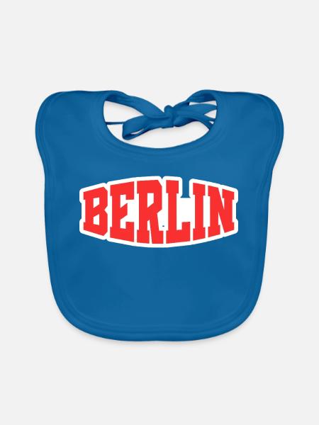 Berlin - Baby Bio-Lätzchen - Pfauenblau