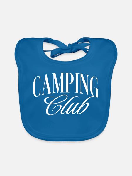Camping Club - Baby Bio-Lätzchen - Pfauenblau