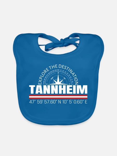 Tannheim - Baby Bio-Lätzchen - Pfauenblau