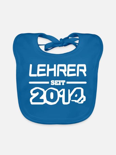 2014 - Baby Bio-Lätzchen - Pfauenblau