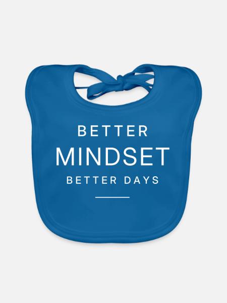 Better Mindset - Baby Bio-Lätzchen - Pfauenblau