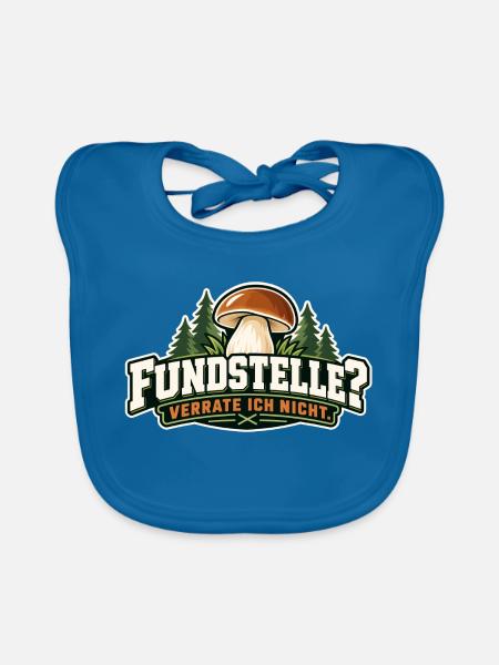 Fundstelle? Verrate ich Nicht - Baby Bio-Lätzchen - Pfauenblau