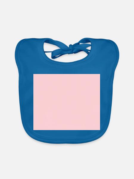 Rose - Baby Bio-Lätzchen - Pfauenblau - Vorne