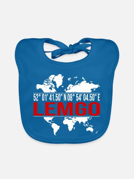 Lemgo - Baby Bio-Lätzchen - Pfauenblau