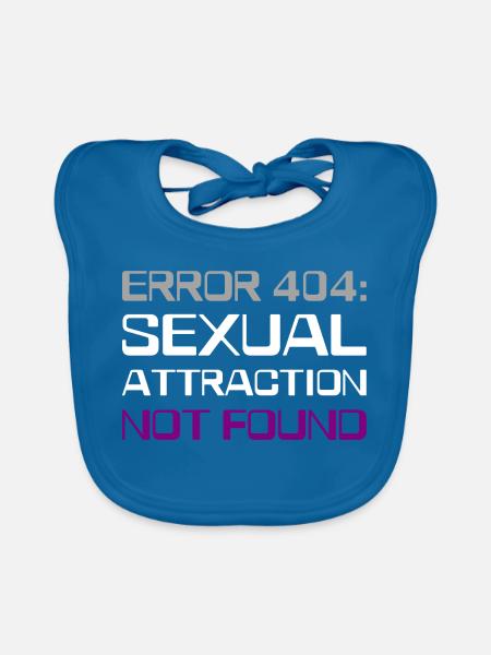Fehler 404 asexuell - Baby Bio-Lätzchen - Pfauenblau