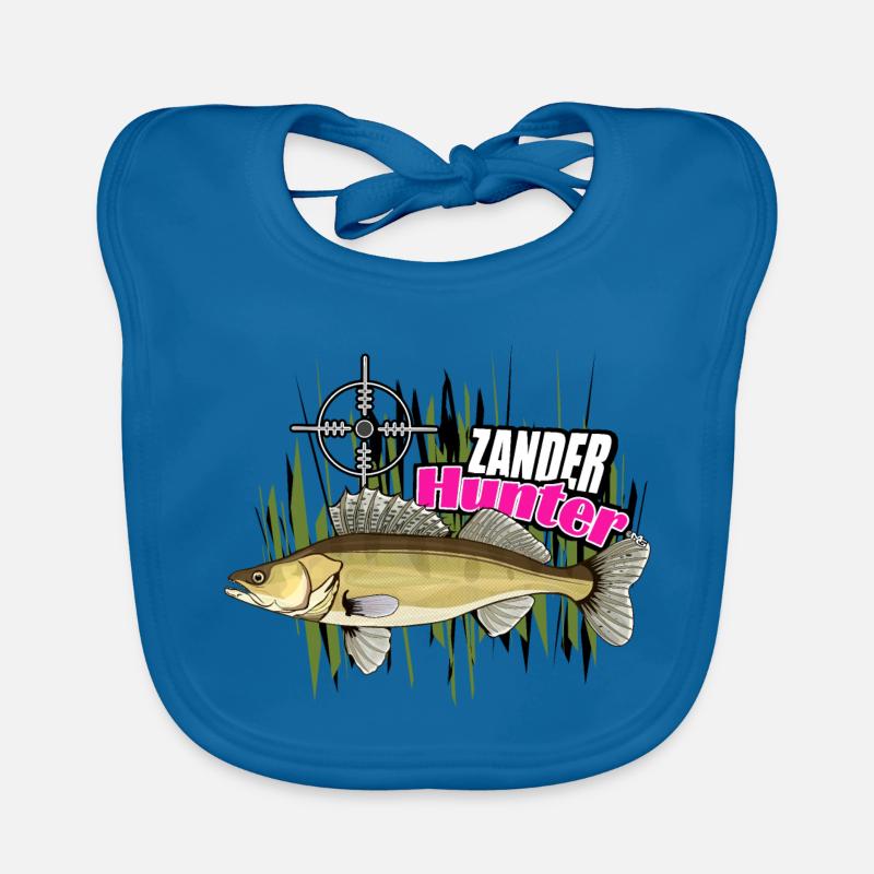 Walleye hunter Organic Baby Bibs