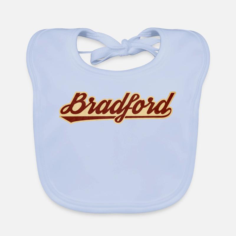 Bradford Vintage Script Logo Bavoir bio Bébé