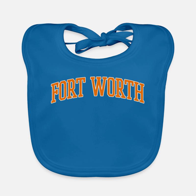 Fort Worth Collegiate Arch Organic Baby Bibs