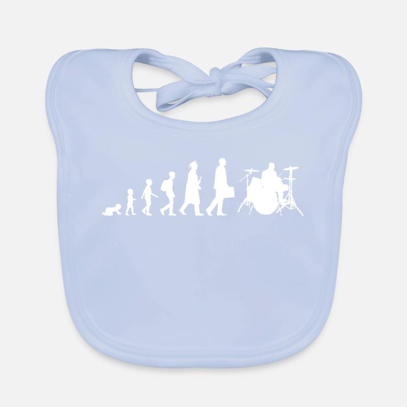 Schlagzeuger Evolution Baby Bio-Lätzchen