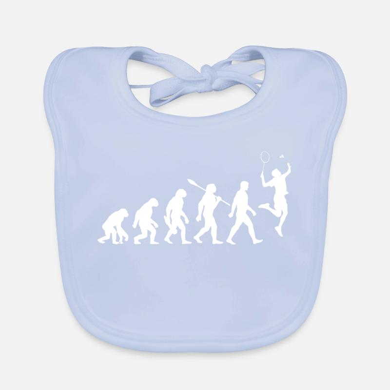Evolution - Badminton - Sport Organic Baby Bibs