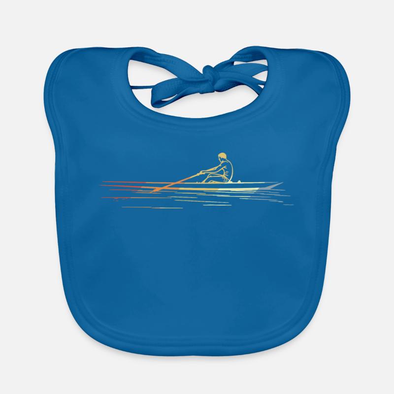 Vintage Rowing Organic Baby Bibs