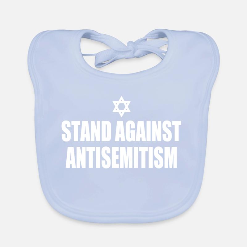 stand against antisemitism Baby Bio-Lätzchen