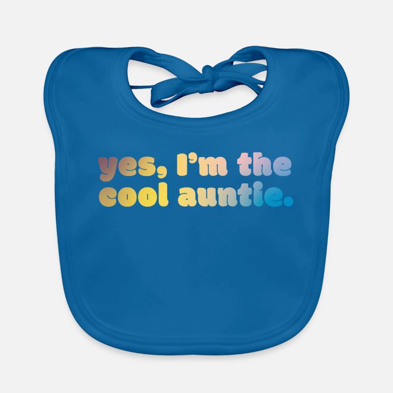 Cool Auntie Statement Baby Bio-Lätzchen