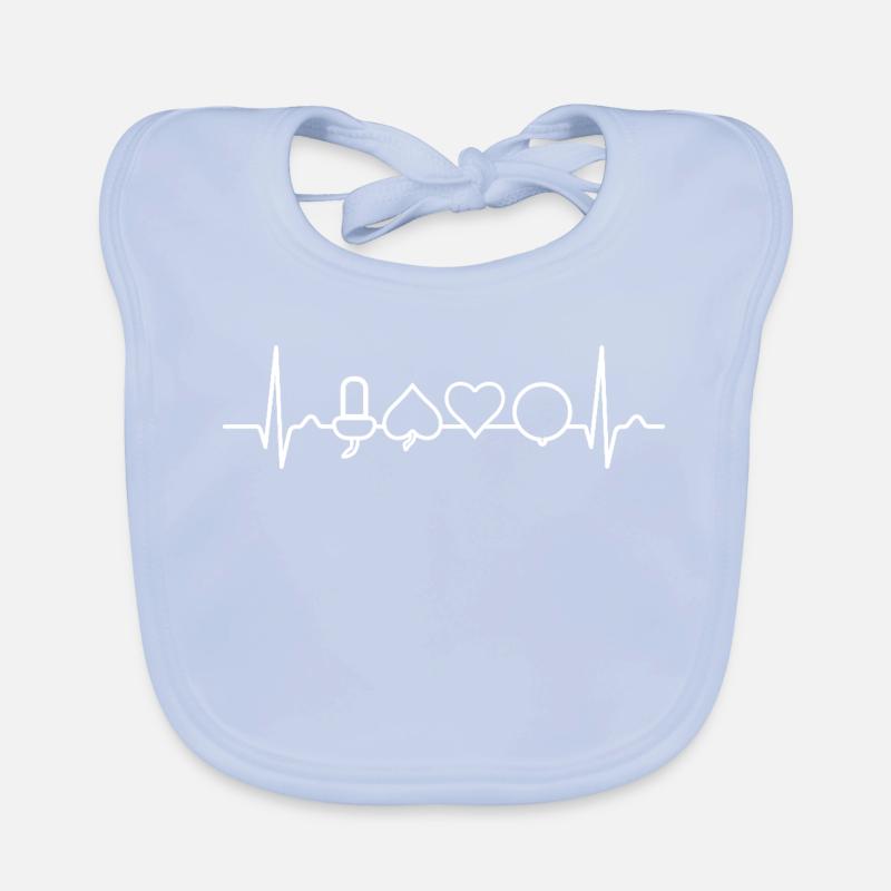 German Deck - Playing Cards ECG Organic Baby Bibs
