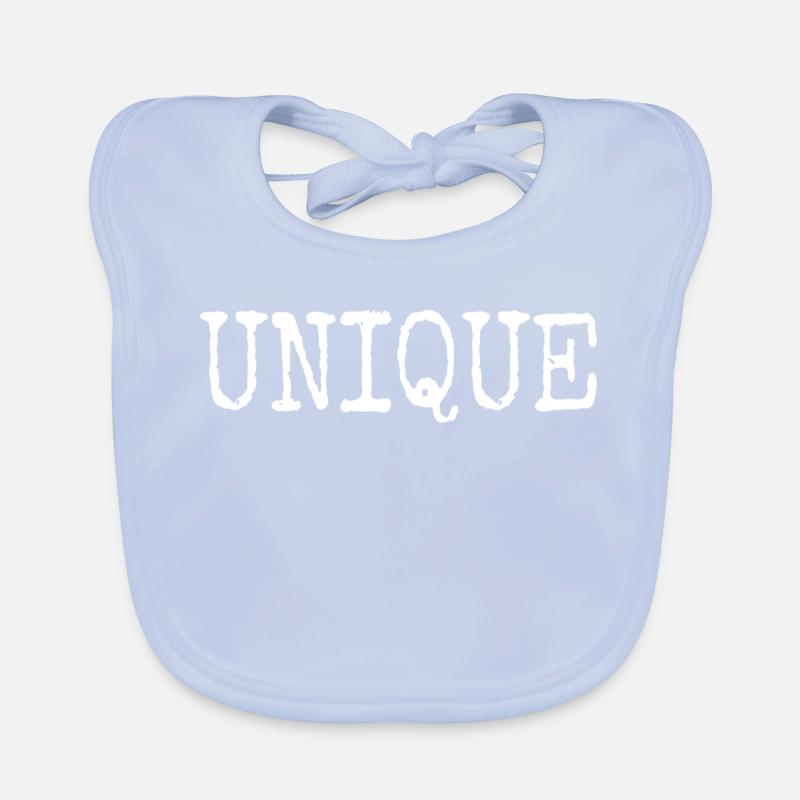unique, unique, unique valeur de soi unique Bavoir bio Bébé