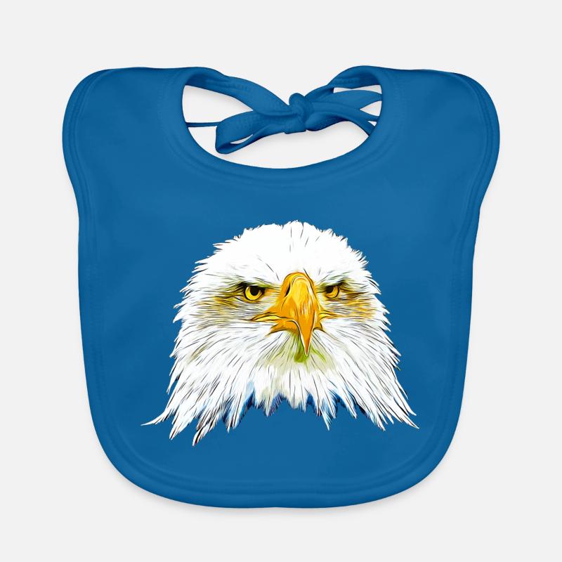gxp eagle bald eagle vector art Organic Baby Bibs