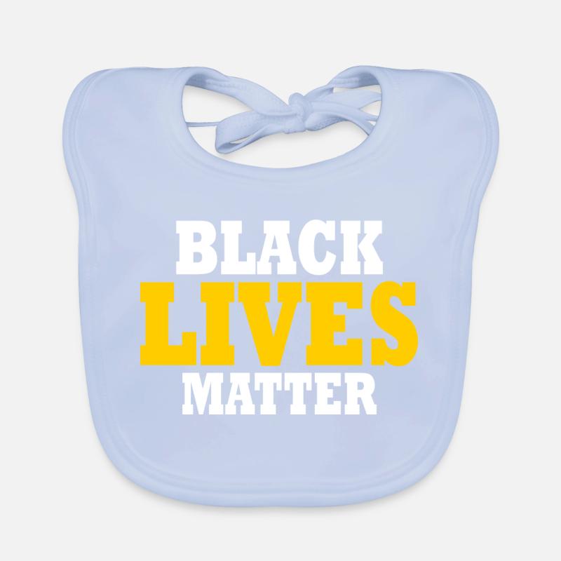 La vie des Noirs compte Bavoir bio Bébé