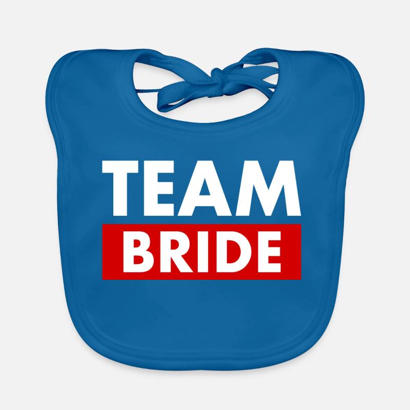 Team bride Baby Bio-Lätzchen