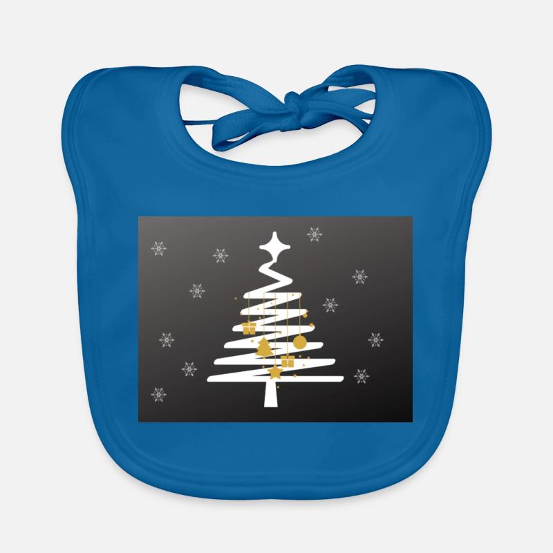 Tannenbaum Baby Bio-Lätzchen