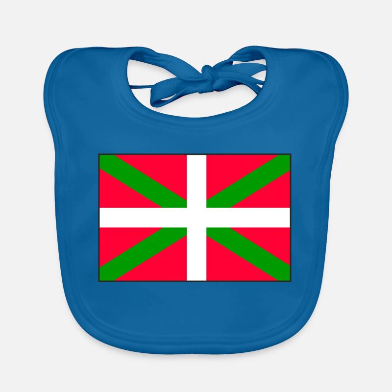 Drapeau basque Bavoir bio Bébé
