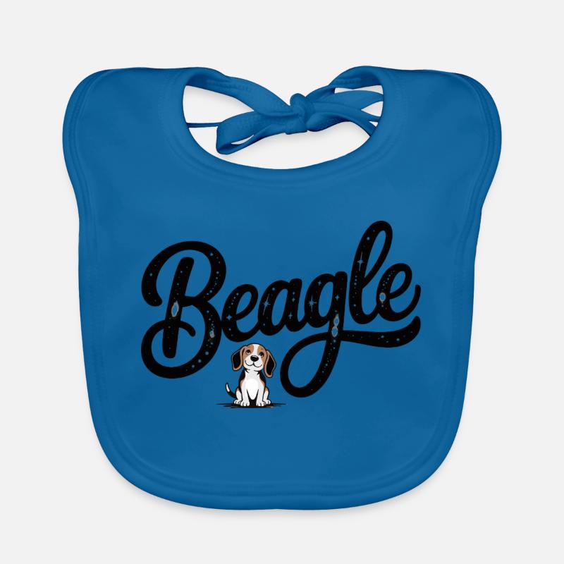Beagle - Logo d’animal de compagnie cool Bavoir bio Bébé