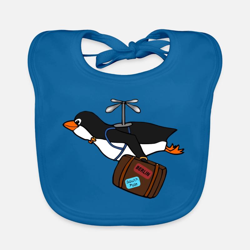 Ein süßer Piguin Baby Bio-Lätzchen