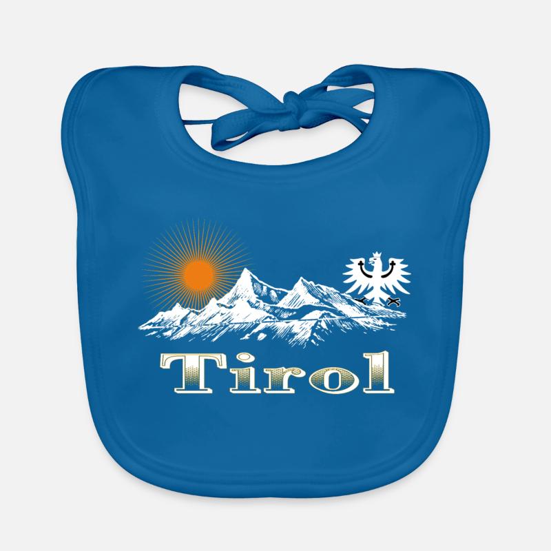 Tyrolean mountains Organic Baby Bibs